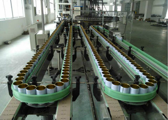 ประเทศจีน สายพานผลิตกระป๋องดีบุกสามชิ้นสามารถผลิตได้เต็มที่หรือกึ่งอัตโนมัติ 200-1000 กระป๋องต่อชั่วโมง ผู้ผลิต