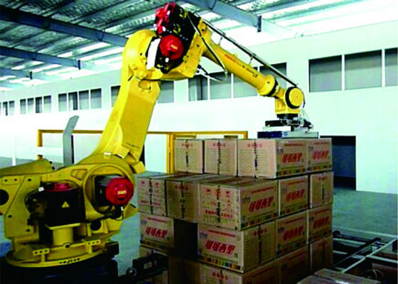 ประเทศจีน อุตสาหกรรมเครื่องดื่มเครื่องจักรบรรจุภัณฑ์หุ่นยนต์บรรจุภัณฑ์ความปลอดภัยระดับสูง ผู้ผลิต